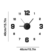 Frameless Office Clock